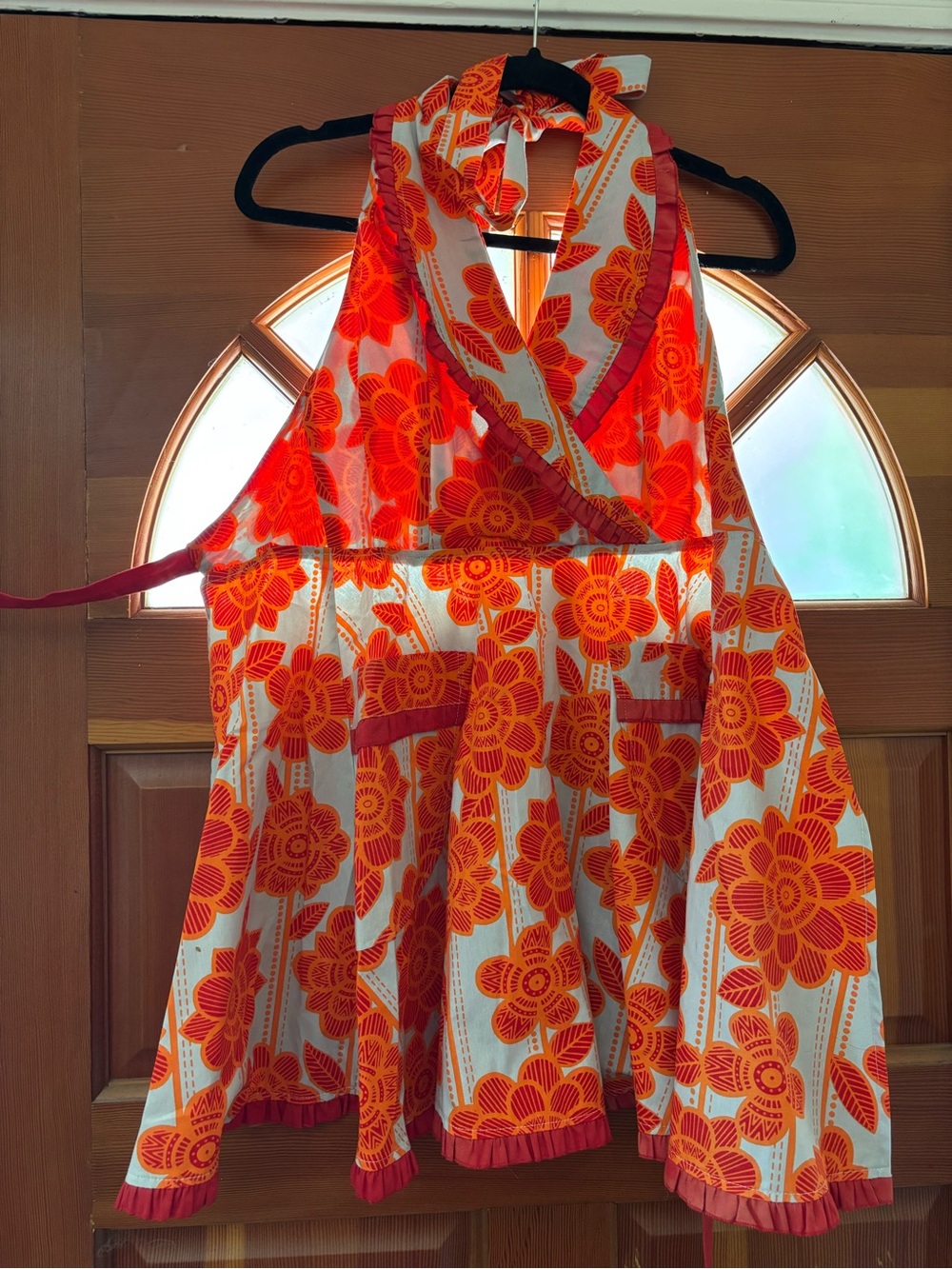 Kitsch'n Glam "Orange Tart" Lapel Apron